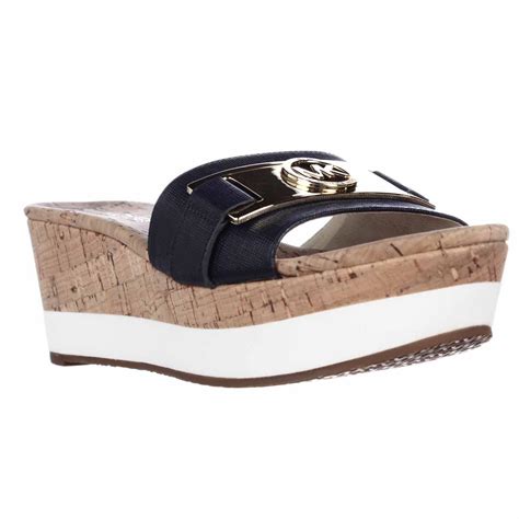 michael kors slodes|michael kors slides wedges.